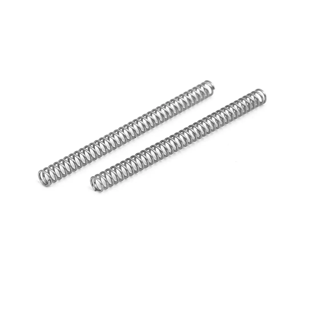 uxcell 3mm OD x 40mm L Compression Springs (10 Pcs, Silver) | Stainless Steel Coil - view 2