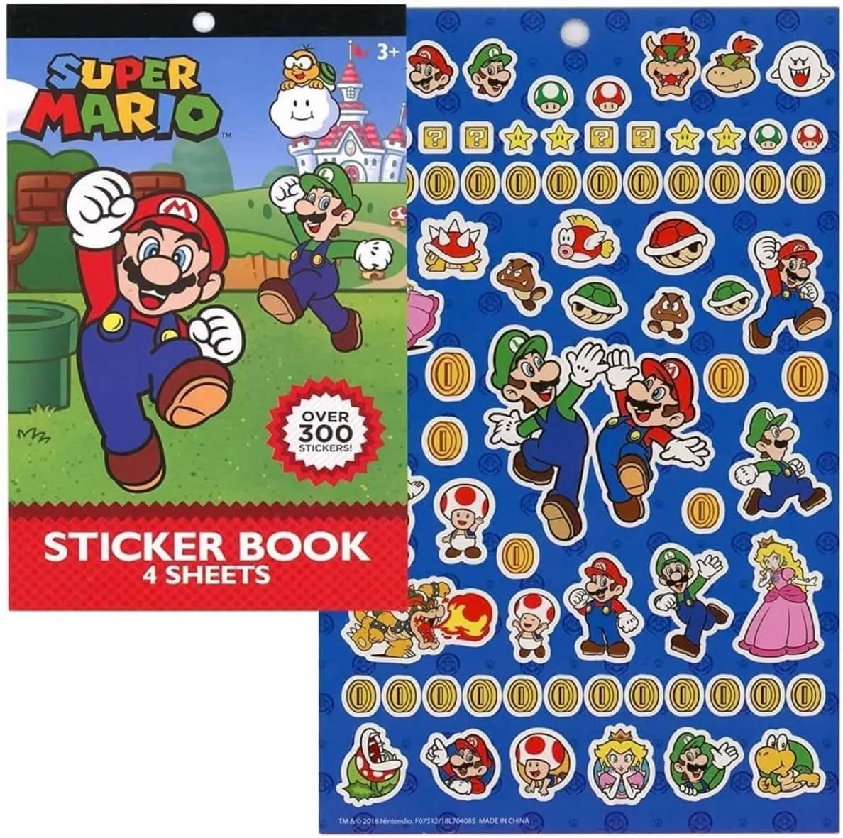 Super Mario Brothers Sticker Pad | 300+ Colorful Stickers for Kids & Parties - view 4