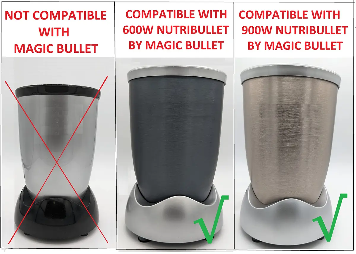 Blendin Clear Tall Jar 709ml (24 Oz) | Replacement Cup for Nutribullet 600W & 900W Blenders - view 2