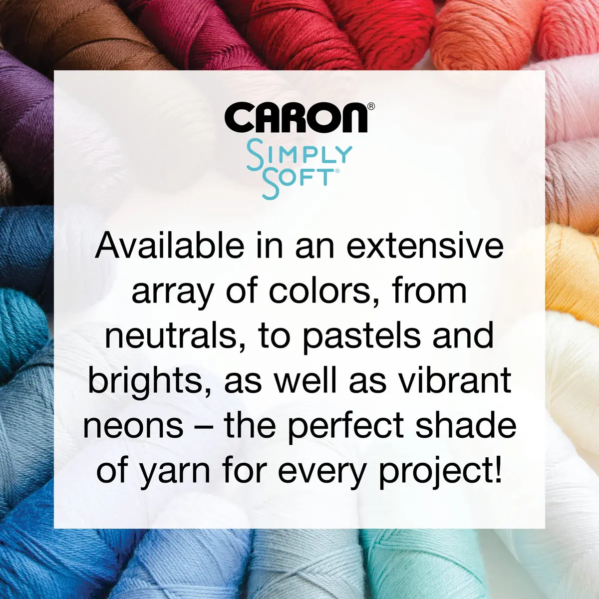 Caron Simply Soft Acrylic Yarn 3-Pack 510g (18oz) Heather Gray | Gauge 4 Medium Worsted - view 8