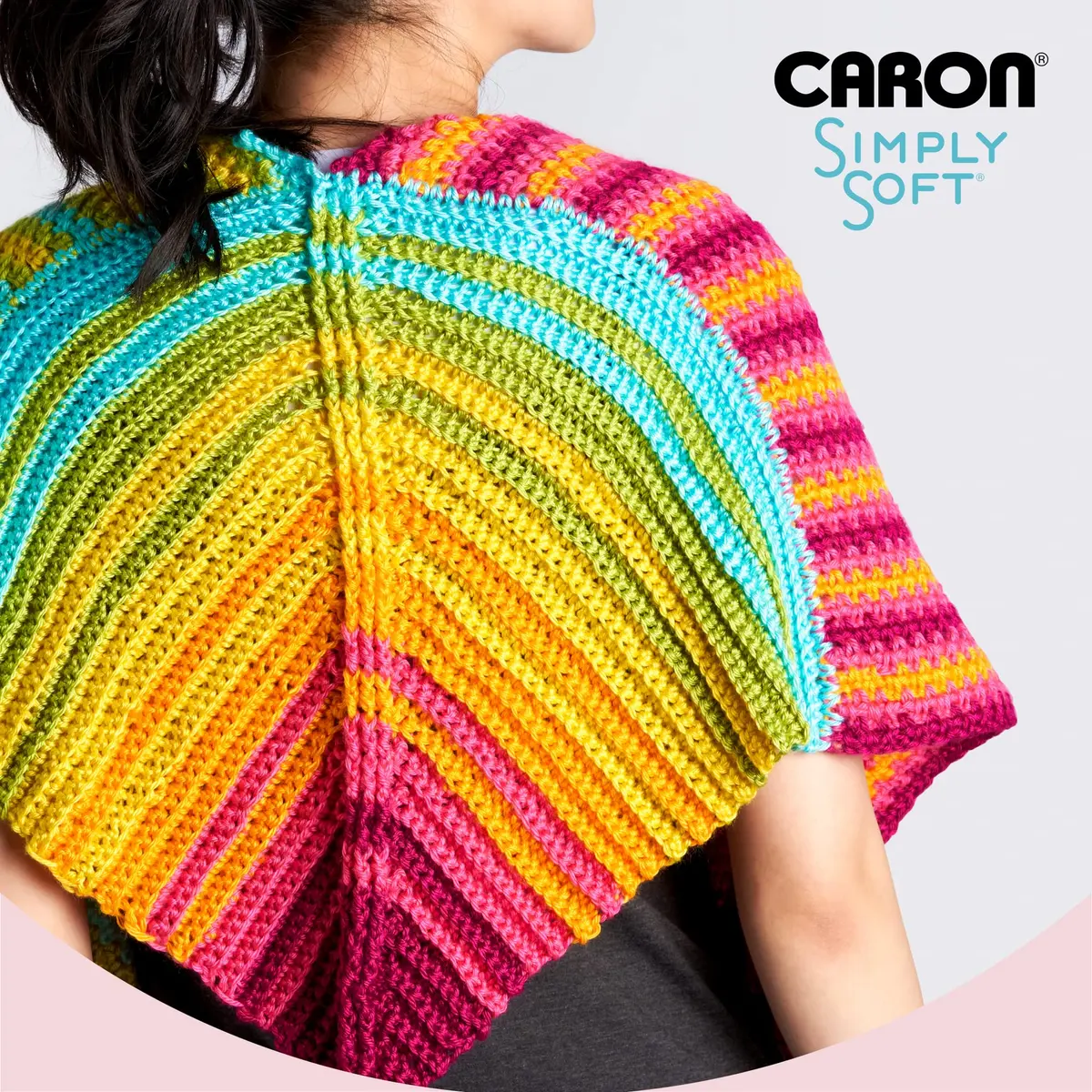 Caron Simply Soft Acrylic Yarn 3-Pack 510g (18oz) Heather Gray | Gauge 4 Medium Worsted - view 3
