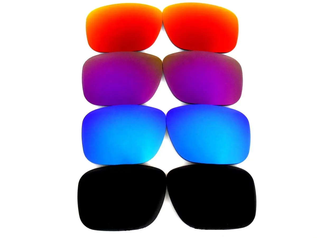GALAXYLENSE Replacement Lenses for Oakley Holbrook OO9102 Sunglasses Polarized Black/Blue/Purple/Red | Impact-Resistant UV400 - main product image