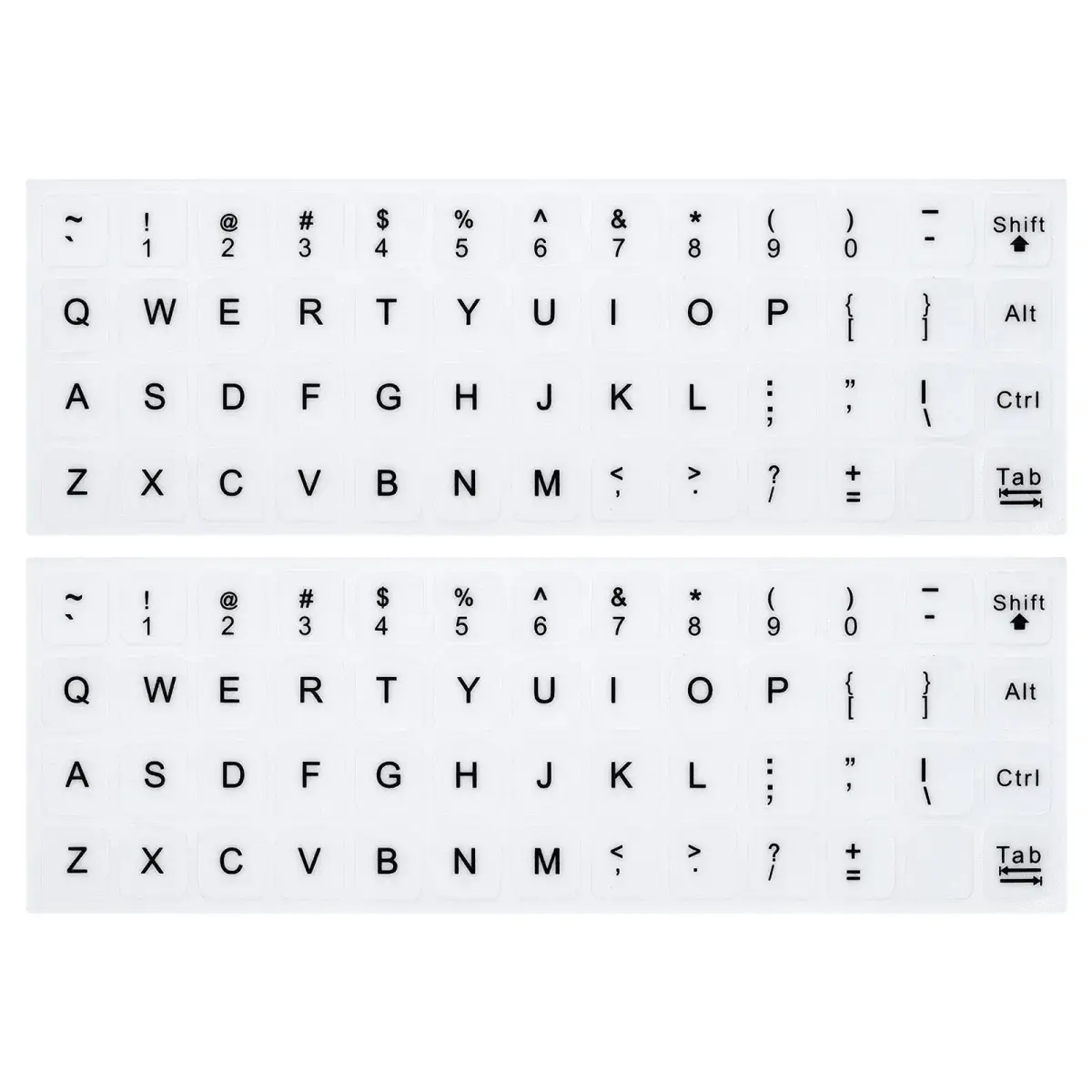 CaseBuy English Keyboard Stickers for Laptops & PCs | 48 Stickers - main product image
