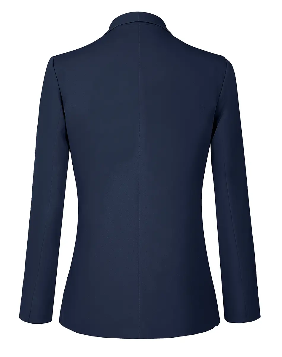 Urban CoCo Women's Office Blazer Jacket Open Front | Elegant Business Style with Hook & Eye Closure - view 3