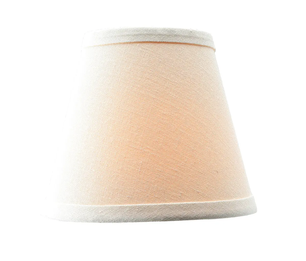 Eurus Home White Linen Lampshade Set of 6 | Clip-On Empire Shade for Chandeliers - view 5