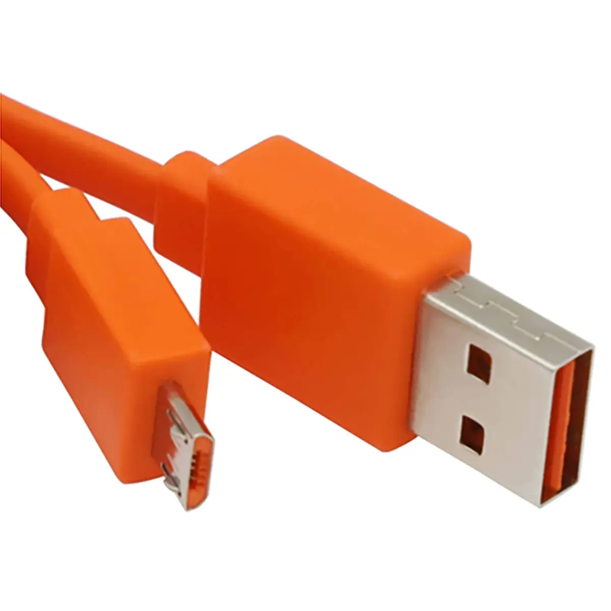 Alitutumao Flat Micro USB Charging Cable 1m (3.3ft) Orange | Fast Charging & Data Sync - view 6