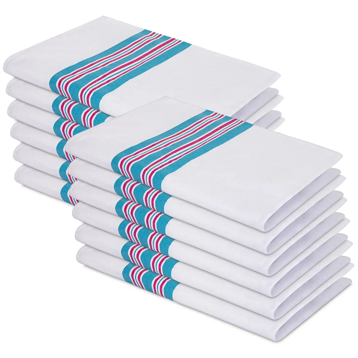 Elaine Karen 100% Cotton Hospital Receiving Blankets Flannel 12 Pack | Soft, Lightweight & Versatile Baby Wraps - main product image