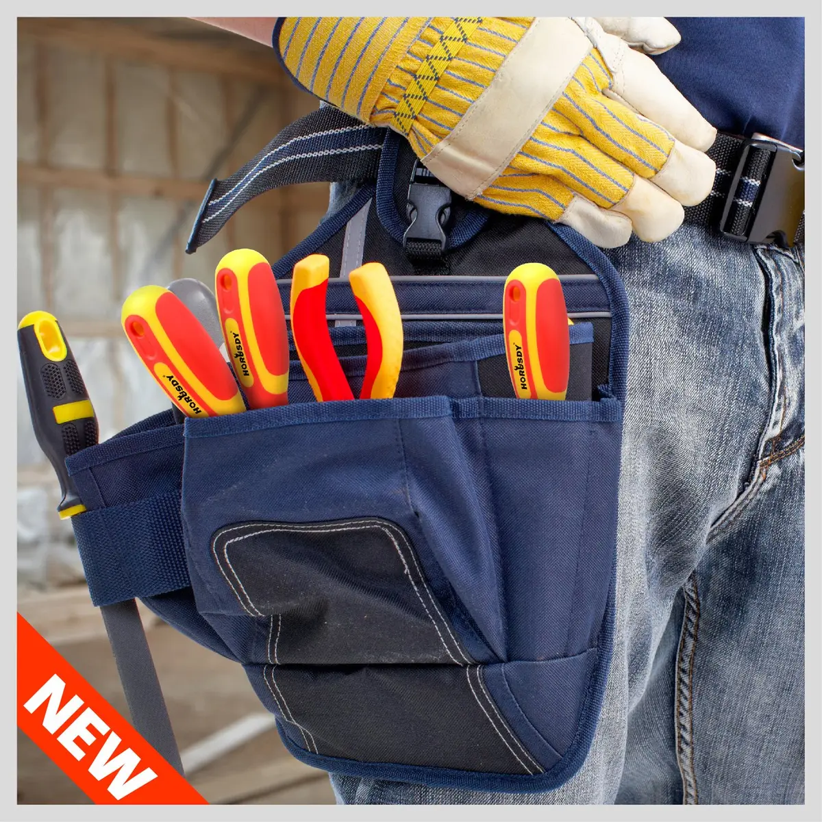 HORUSDY 6-Piece 1000V Insulated Precision Screwdriver Set with Magnetic Tips, CR-V Steel, Cushion Grip for Electrical Work - view 6