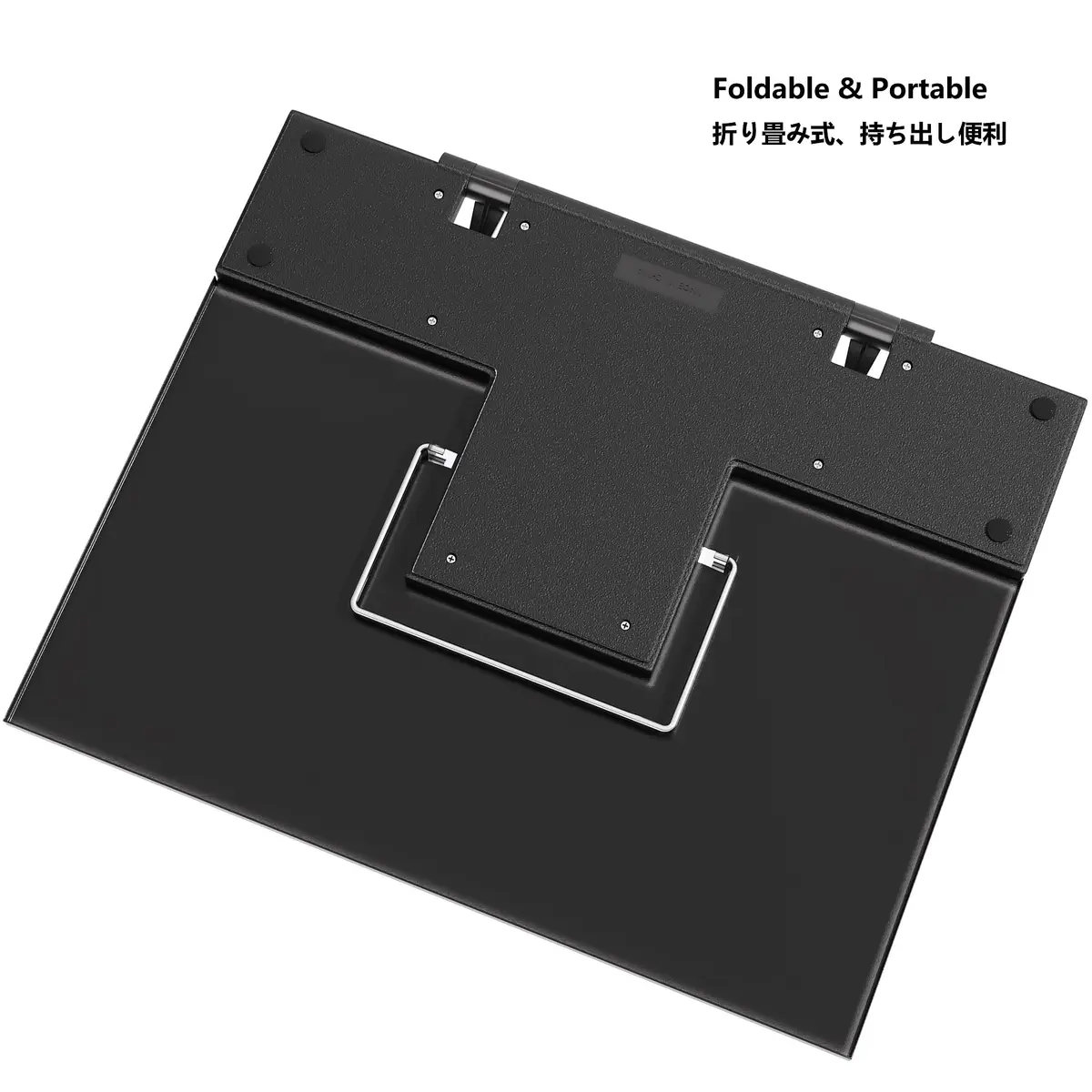 READAEER Metal Book Stand for Desk Portable Document Holder with 7 Adjustable Angles | Compact & Sturdy - view 6