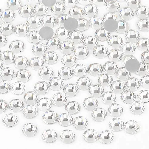 BEADSLAND Flat Back Crystal Rhinestones SS12 (1440pcs, 2.9-3.2mm) | Craft Gems for Nail Art & DIY - main product image
