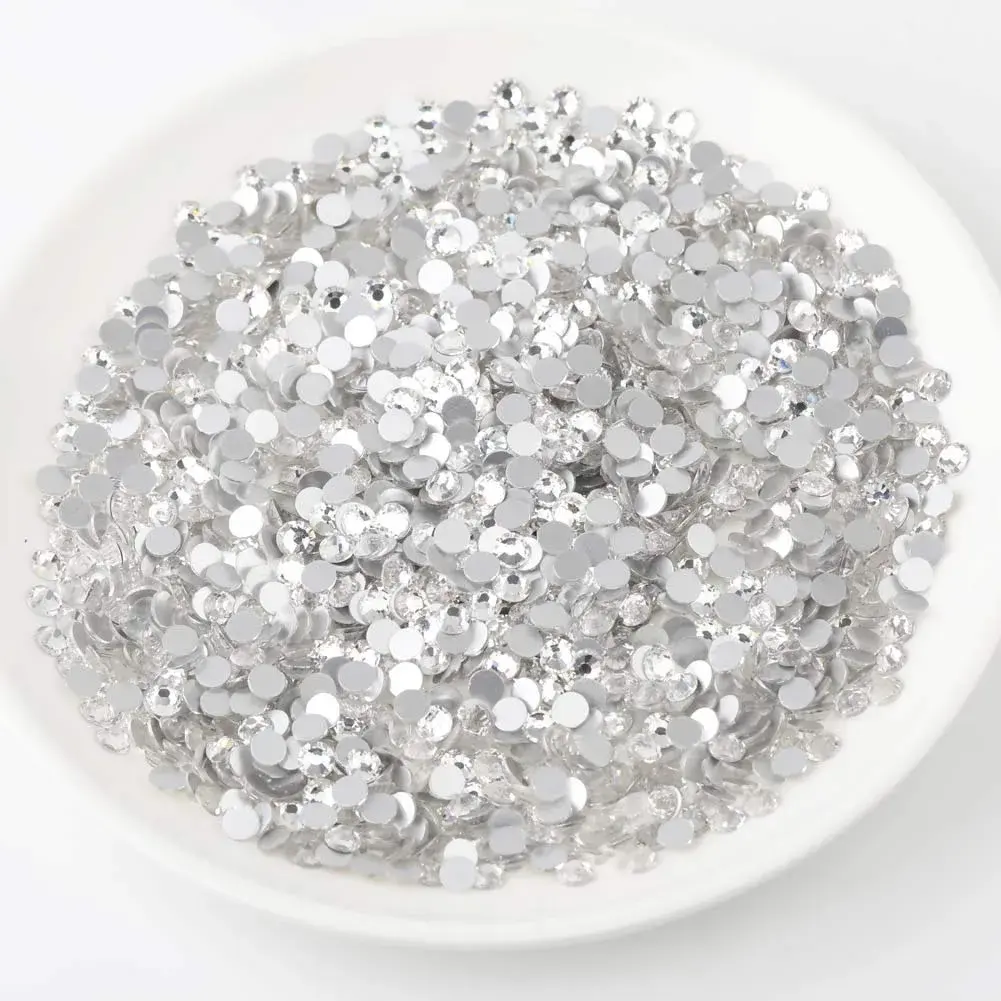 BEADSLAND Flat Back Rhinestones SS12 (1440pcs) | Crystal Glass Gems for Crafts & Nail Art - view 2