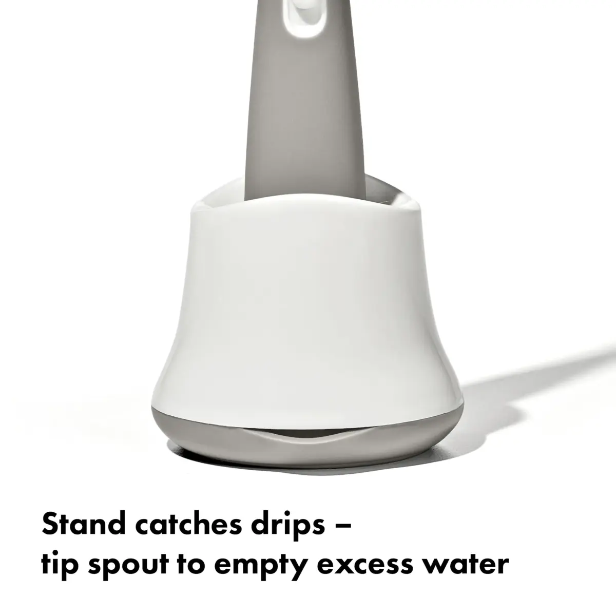 OXO Tot Bottle Brush with Nipple Cleaner and Stand | BPA-Free Silicone Bristles & Stand (1 Count) - view 6