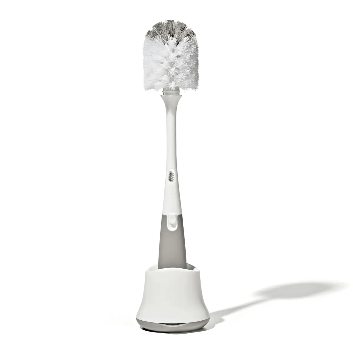 OXO Tot Bottle Brush with Nipple Cleaner and Stand | BPA-Free Silicone Bristles & Stand (1 Count) - main product image