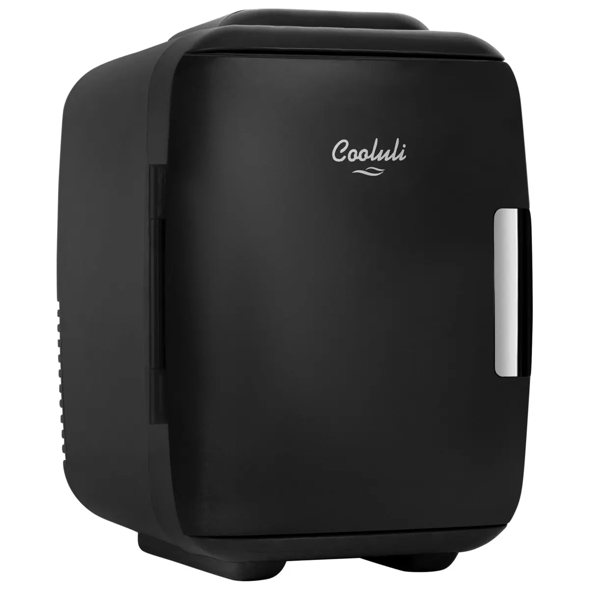 Cooluli Classic 4L Mini Fridge - Black | Portable Electric Cooler & Warmer for Skincare, Drinks, Medicine (4L/6 Can) - main product image
