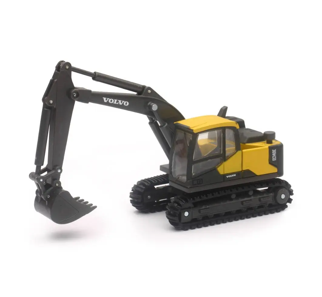 NewRay Volvo EC140E Die-Cast Excavator Model 1:50 Scale (20.5 cm Length) | Official Replica for Collectors - main product image