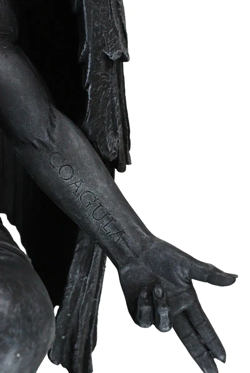 Ebros Gift Faux Stone Sabbatic Goat Baphomet Statue 89cm (35") | Hand-Painted Occultic Idol Sculptural Wonder - view 5