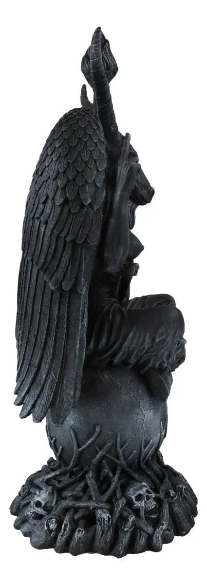 Ebros Gift Faux Stone Sabbatic Goat Baphomet Statue 89cm (35") | Hand-Painted Occultic Idol Sculptural Wonder - view 9