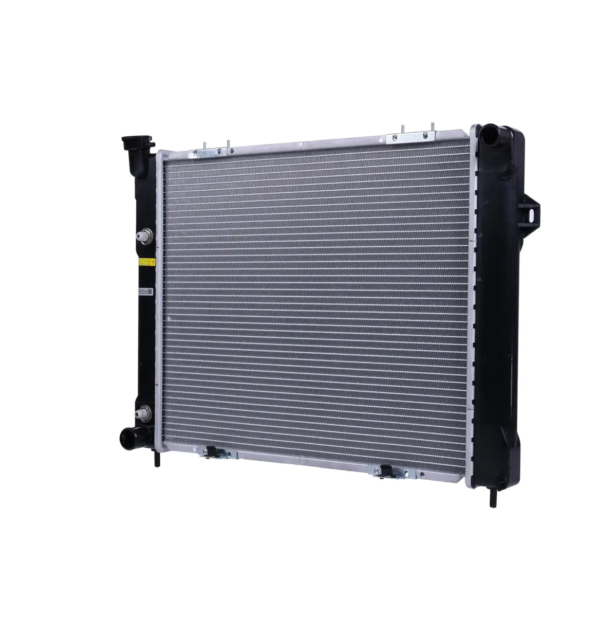 Klimoto Radiator Compatible with Jeep 1993–1998 Grand Cherokee 4.0L L6 | 2-Row Core, Slot Mount Fan Shroud - main product image