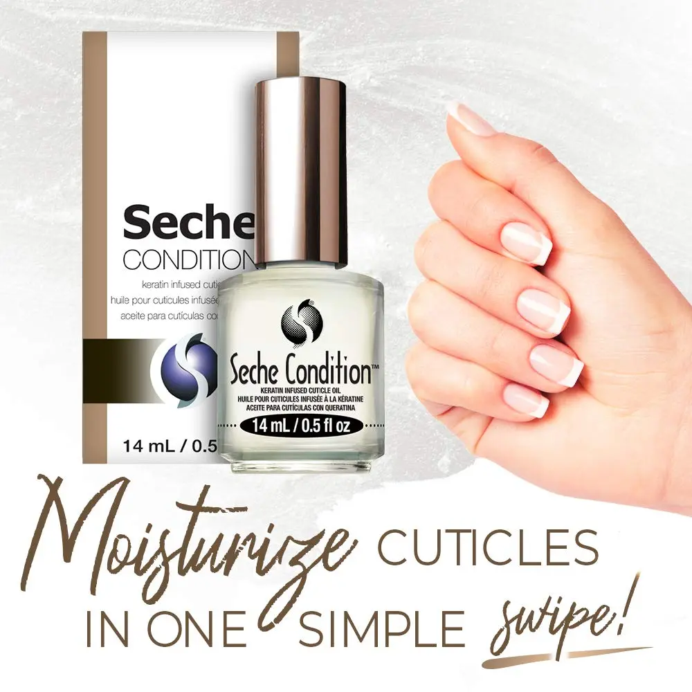 Seche Condition Keratin Infused Cuticle Oil 15ml (0.5 fl oz) | Hydrates & Strengthens Nails - view 2