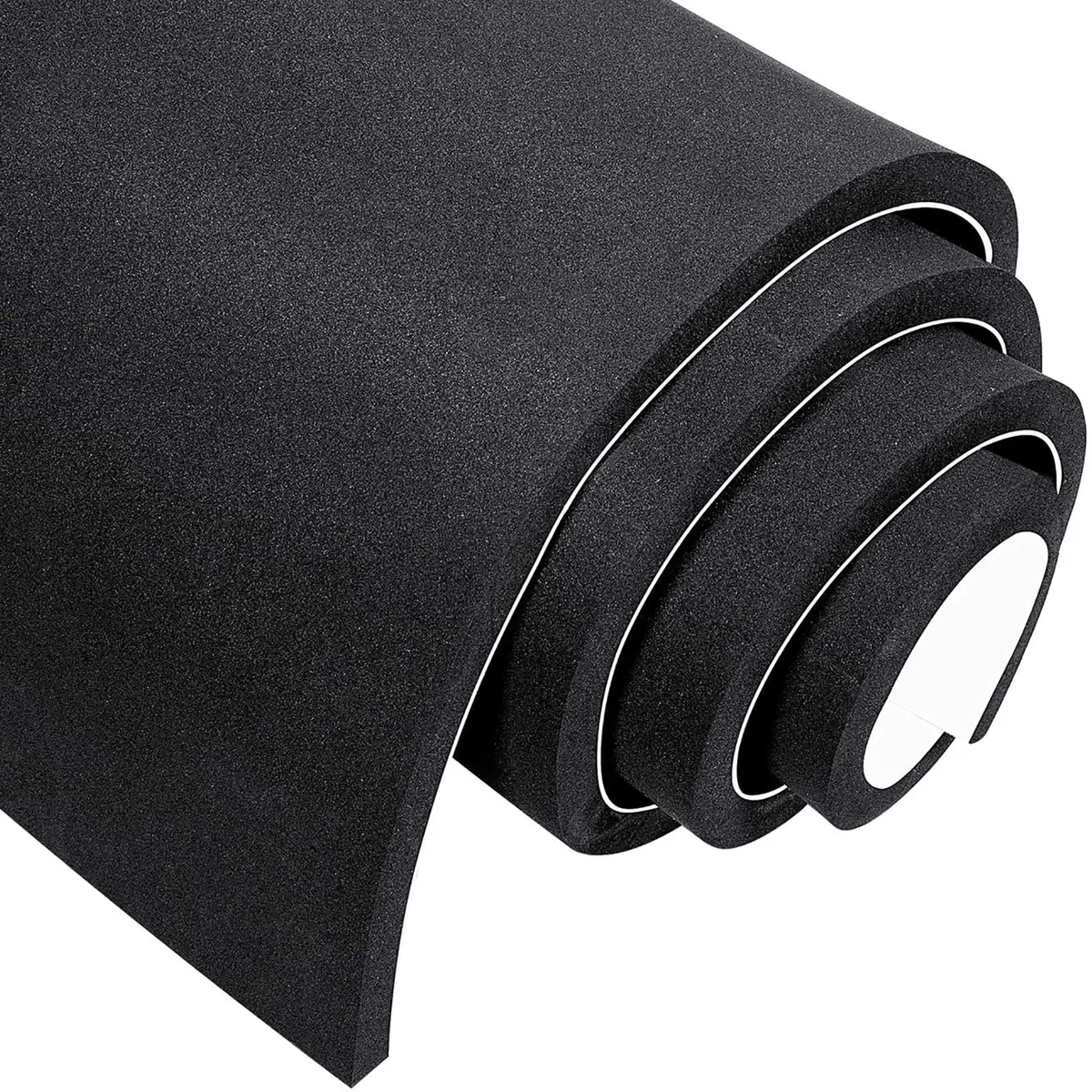 MAGZO Adhesive Sponge Neoprene Foam Padding 12" x 59" x 1/2" Black | Weatherproof Soundproof Insulation for Cars & Machinery - main product image