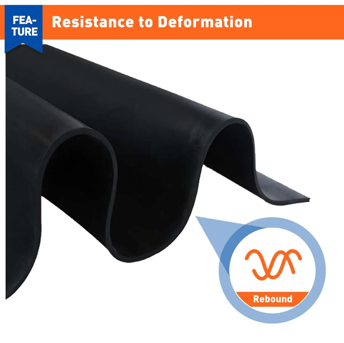 MAGZO Adhesive Neoprene Foam Padding Sheet 1.58mm (1/16") x 300mm x 1500mm | Strong Adhesive, Sound Dampening, Waterproof - view 4