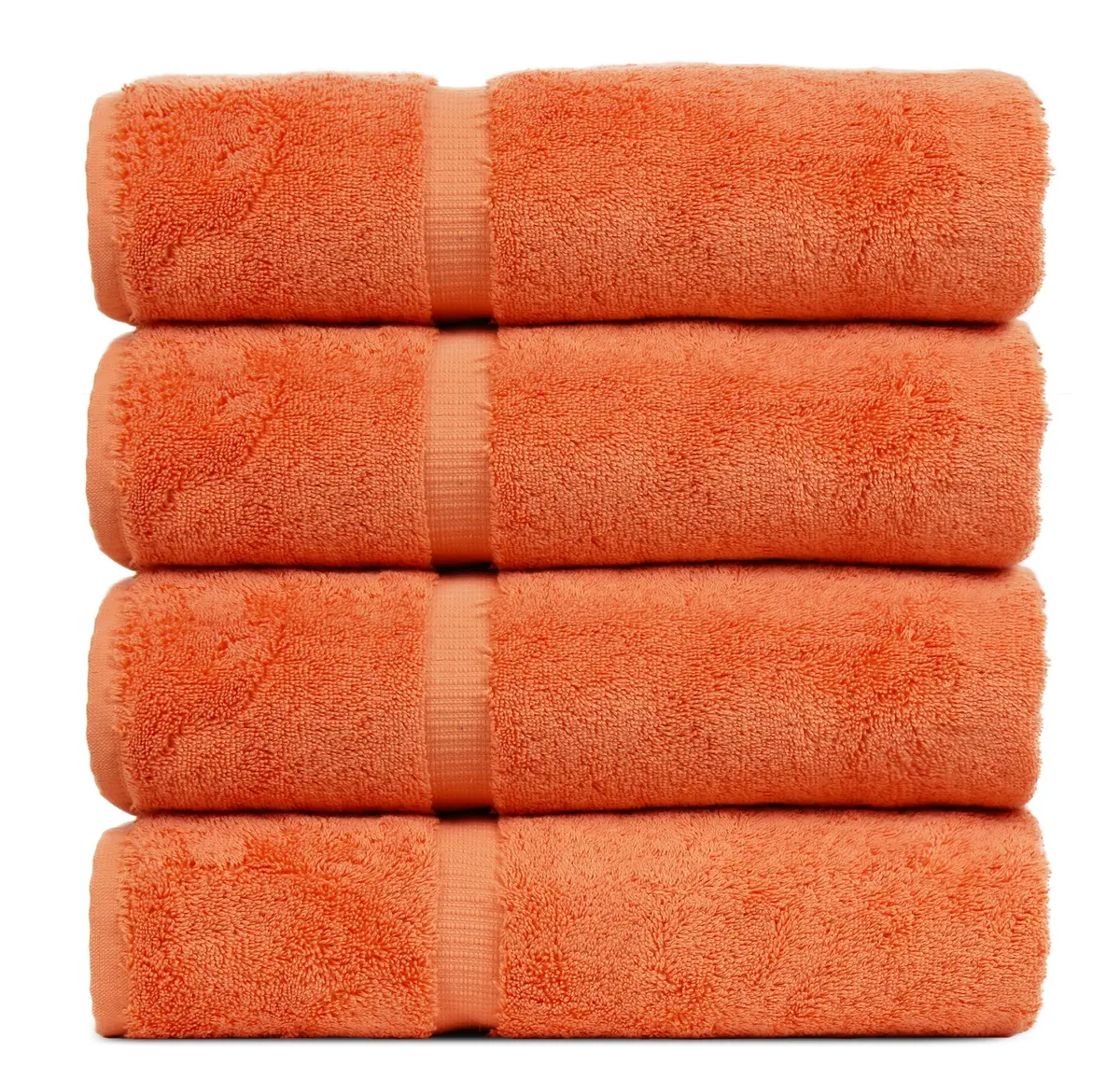 BC BARE COTTON Luxury Hotel & Spa Collection 700 GSM Turkish Cotton Bath Towel Set 27 x 54 Coral - main product image
