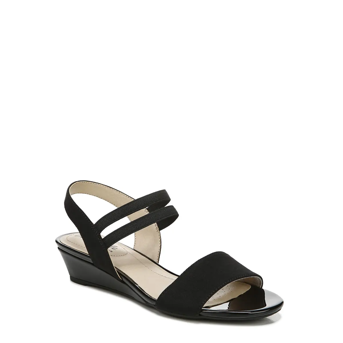 LifeStride Yolo Sandal Black 9.5 | Stylish Comfort with Support (70-120 chars) - main product image