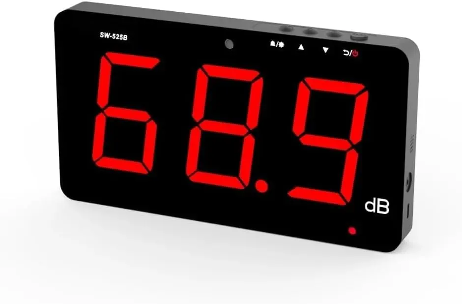 TestHelper SW-525B Sound Level Meter 30-130dB | Wall Hanging Noise Measurement Device - view 7