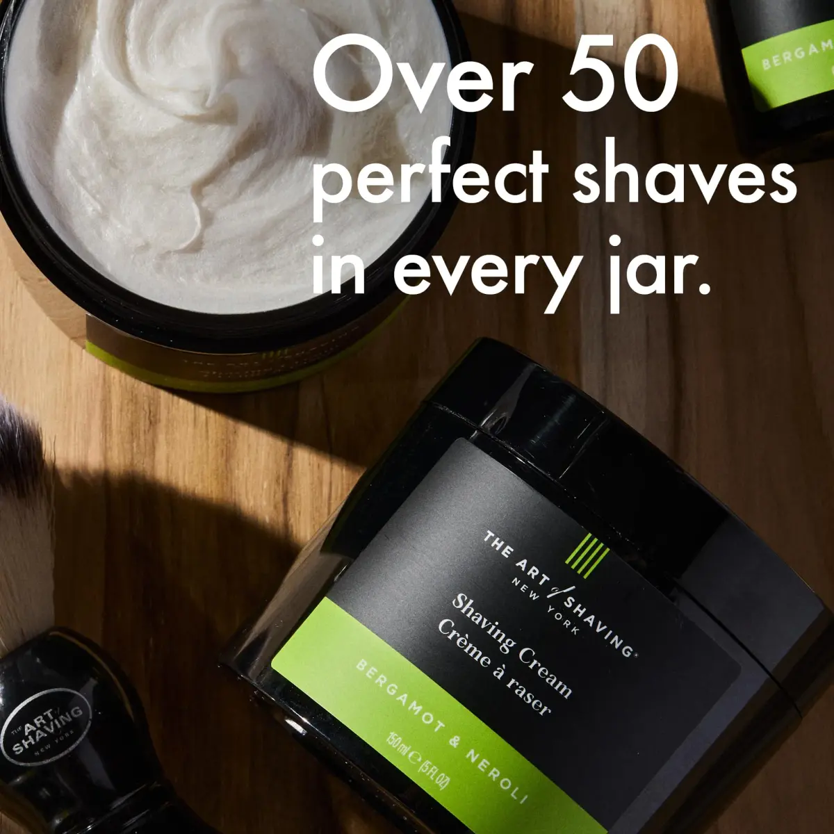 The Art of Shaving Bergamot & Neroli Shaving Cream for Men – Protects Against Irritation and Razor Burn – Hydrates and Nourishes Dry Skin – Clinically Tested for Sensitive Skin – 150ml (5 oz) - view 4