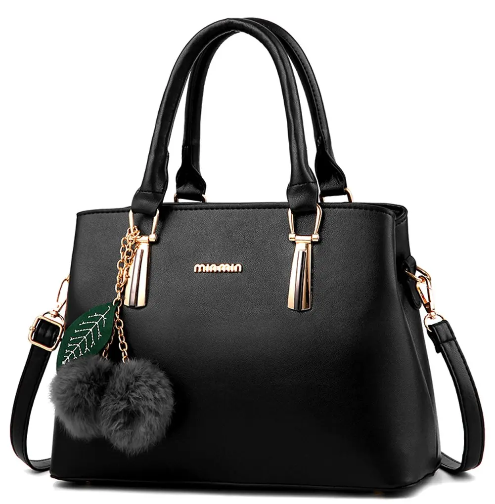 Dreubea Women's Faux Leather Handbag Tote Shoulder Bag Crossbody Purse | Adjustable Strap, Multiple Compartments, Elegant & Versatile - main product image