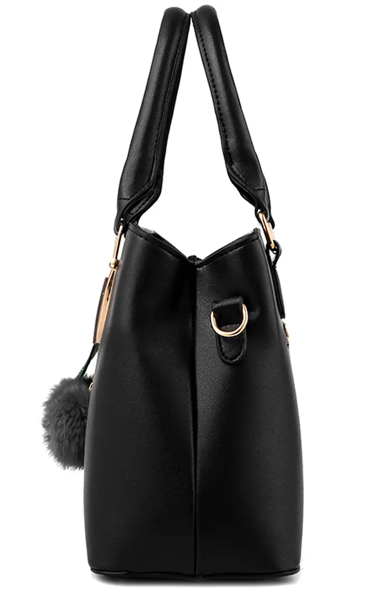 Dreubea Women's Faux Leather Handbag Tote Shoulder Bag Crossbody Purse | Adjustable Strap, Multiple Compartments, Elegant & Versatile - view 5