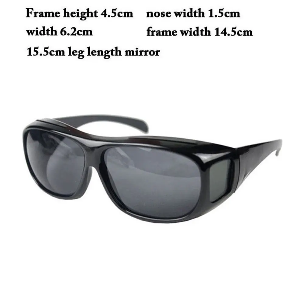 Boolavard Night Sight Night Driving Over Glasses UV Wind Protection | HD Clarity & Over RX Fit - view 3