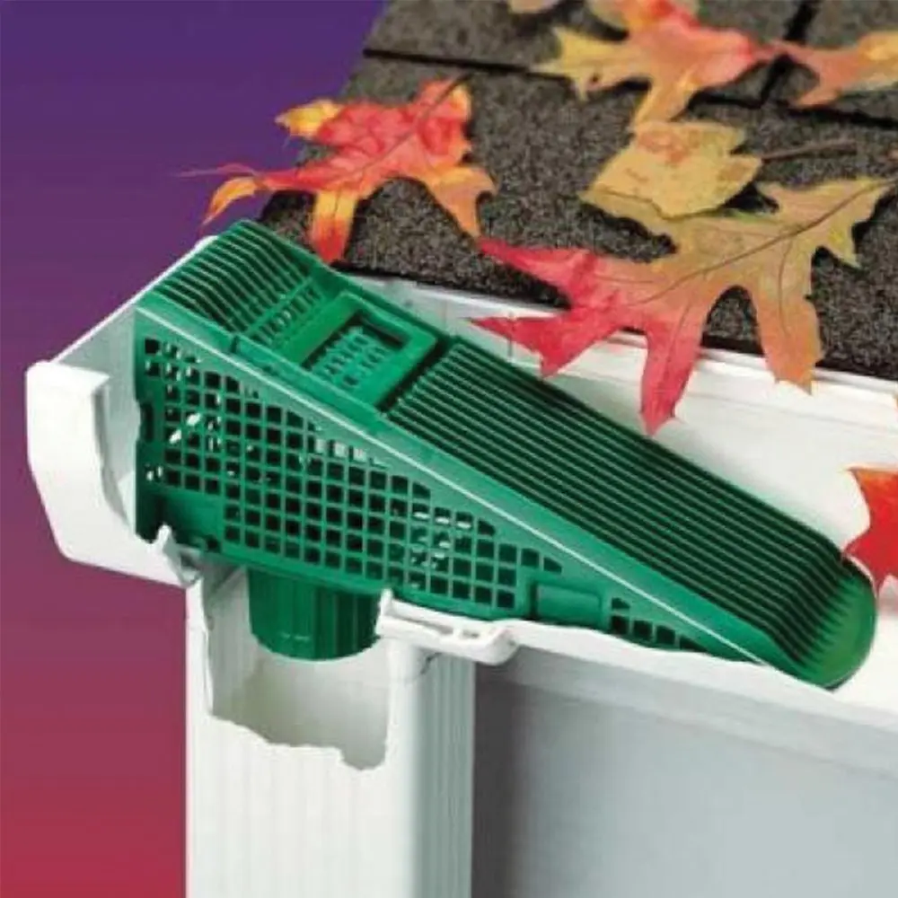 The Wedge Green 2 Pack Building Material | Eliminates Downspout Clogs, Easy Install, Made in U.S.A. - view 3