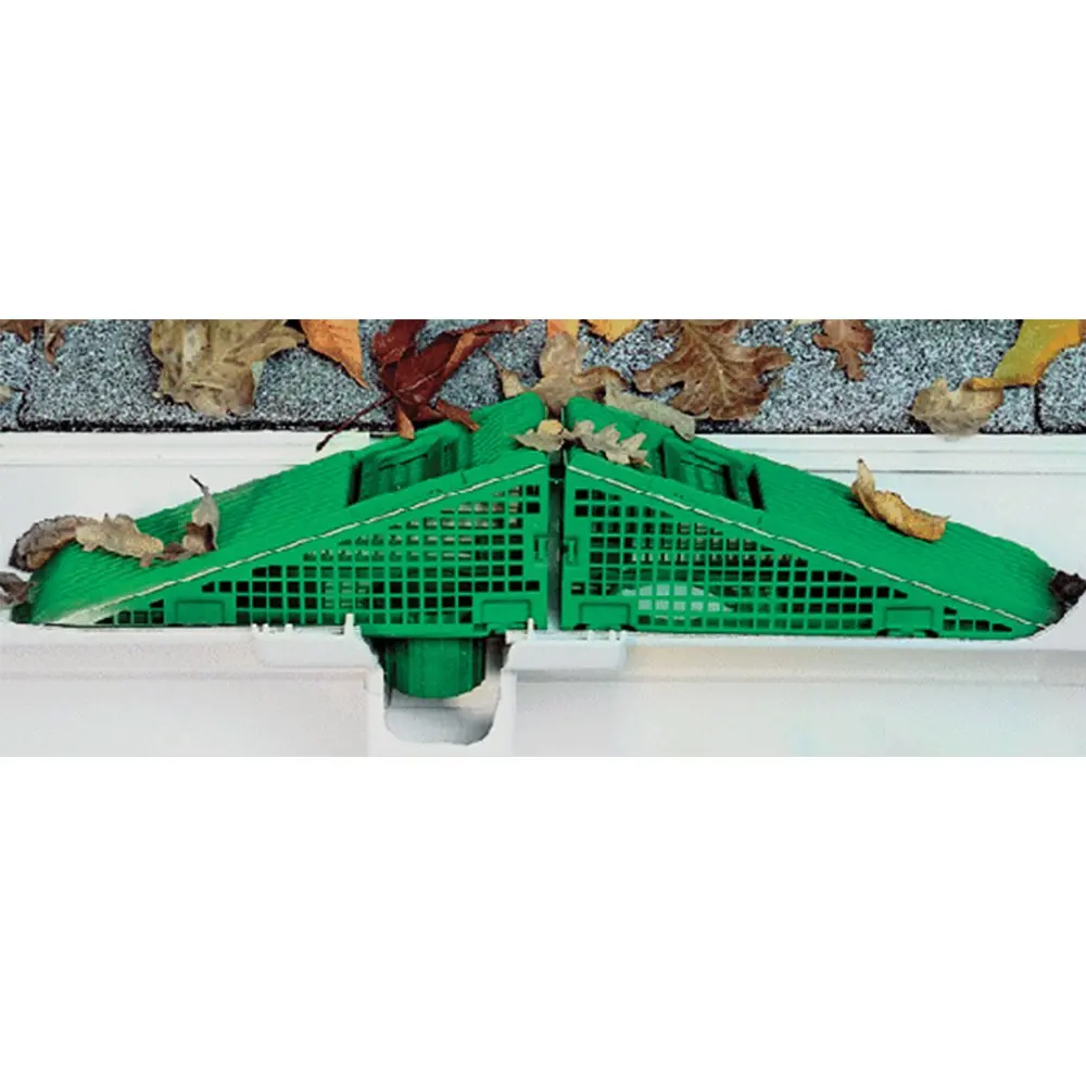 The Wedge Green 2 Pack Building Material | Eliminates Downspout Clogs, Easy Install, Made in U.S.A. - view 4