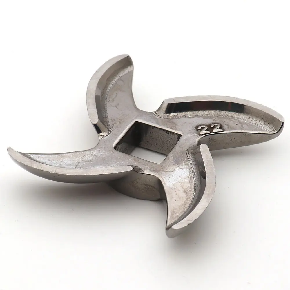 VTurboWay #22 Meat Grinder Blade 74mm (2.9") Stainless Steel Knife Cutter | Fits Most #22 Grinders - view 3