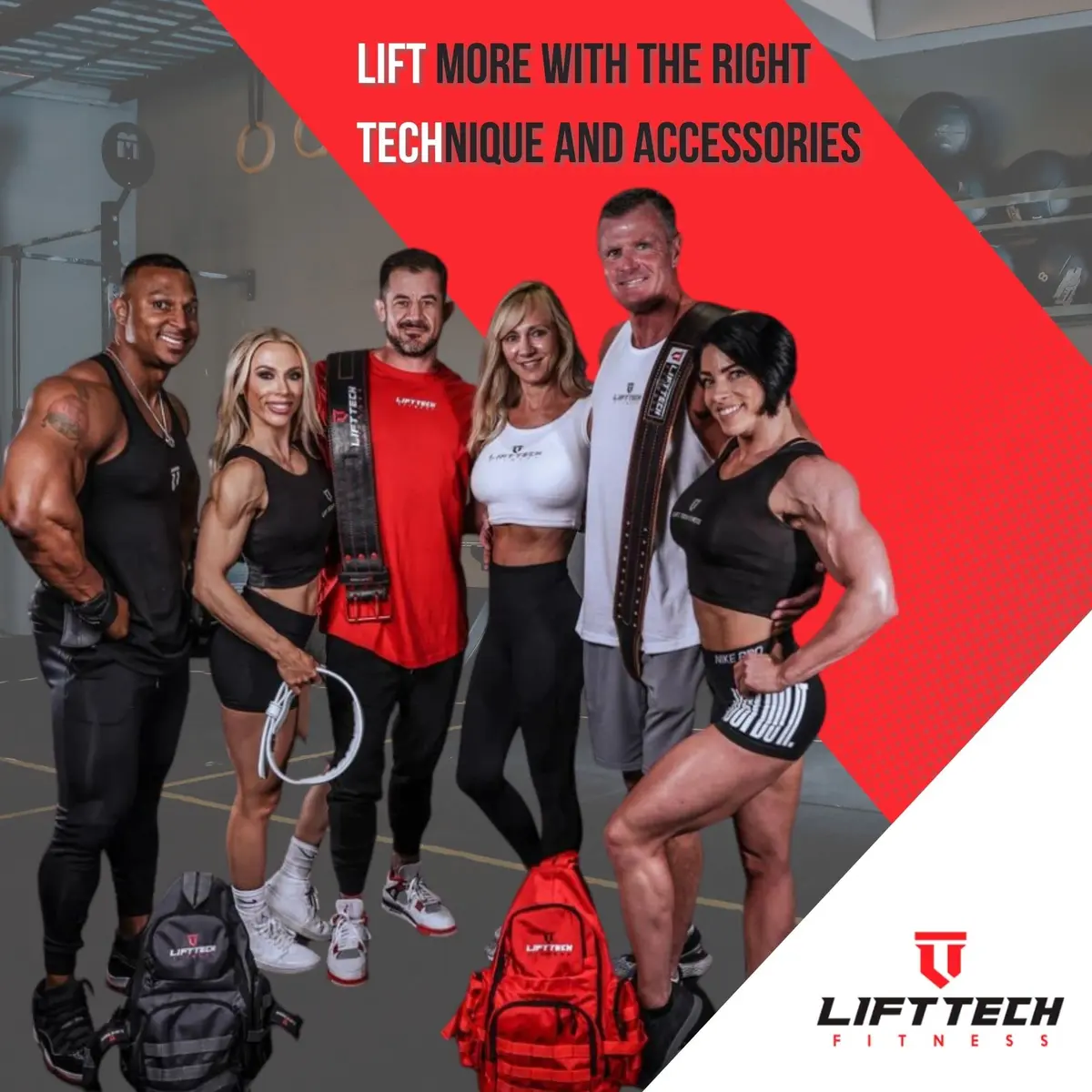 Lift Tech Fitness PRO 20'' Lifting Wrist Wraps | Black Support for Heavy Lifting & Powerlifting - view 6