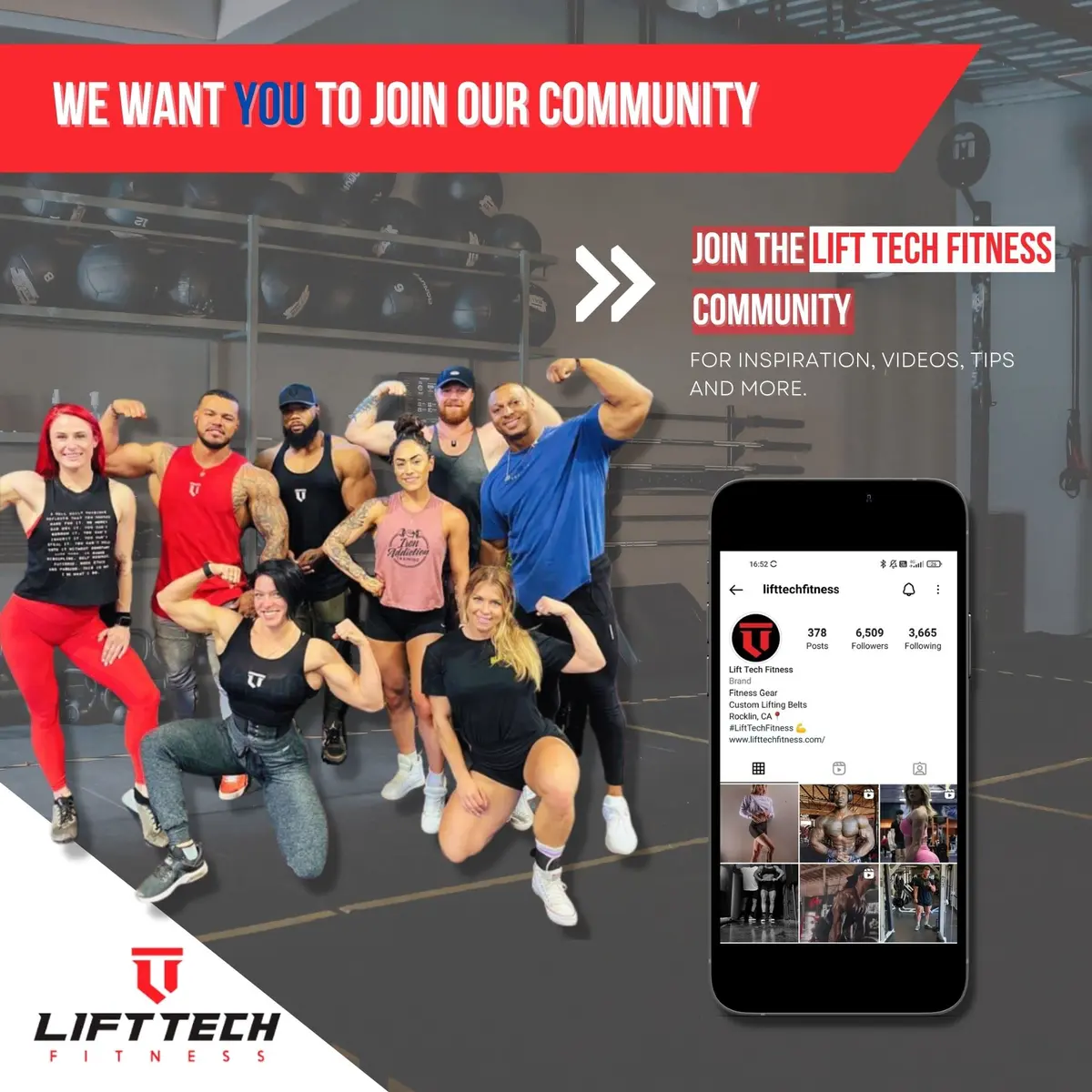 Lift Tech Fitness PRO 20'' Lifting Wrist Wraps | Black Support for Heavy Lifting & Powerlifting - view 7