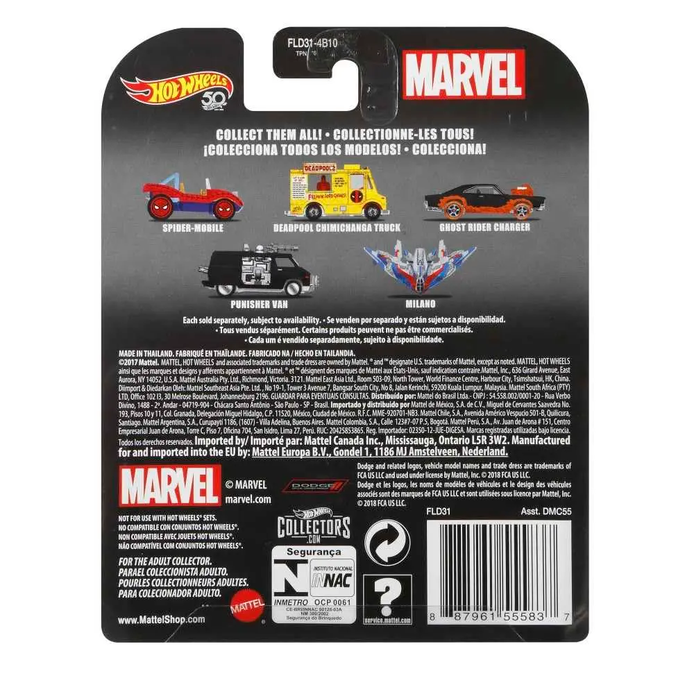 Hot Wheels Spider-Mobile Vehicle, 1:64 Scale | Iconic Media Vehicle Replica for Collectors - view 4