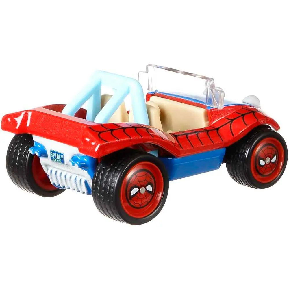 Hot Wheels Spider-Mobile Vehicle, 1:64 Scale | Iconic Media Vehicle Replica for Collectors - view 3