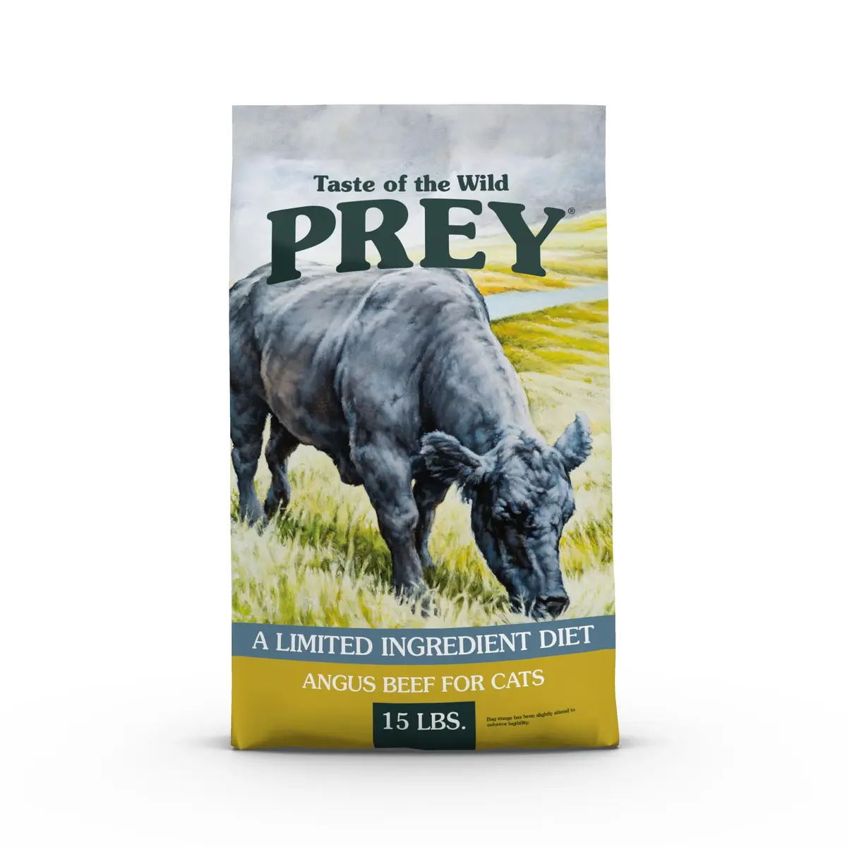 Taste of the Wild Prey Angus Beef Kitten, Adult & Senior Dry Cat Food 15lb | Limited Ingredient, Probiotics & Omega Support - main product image