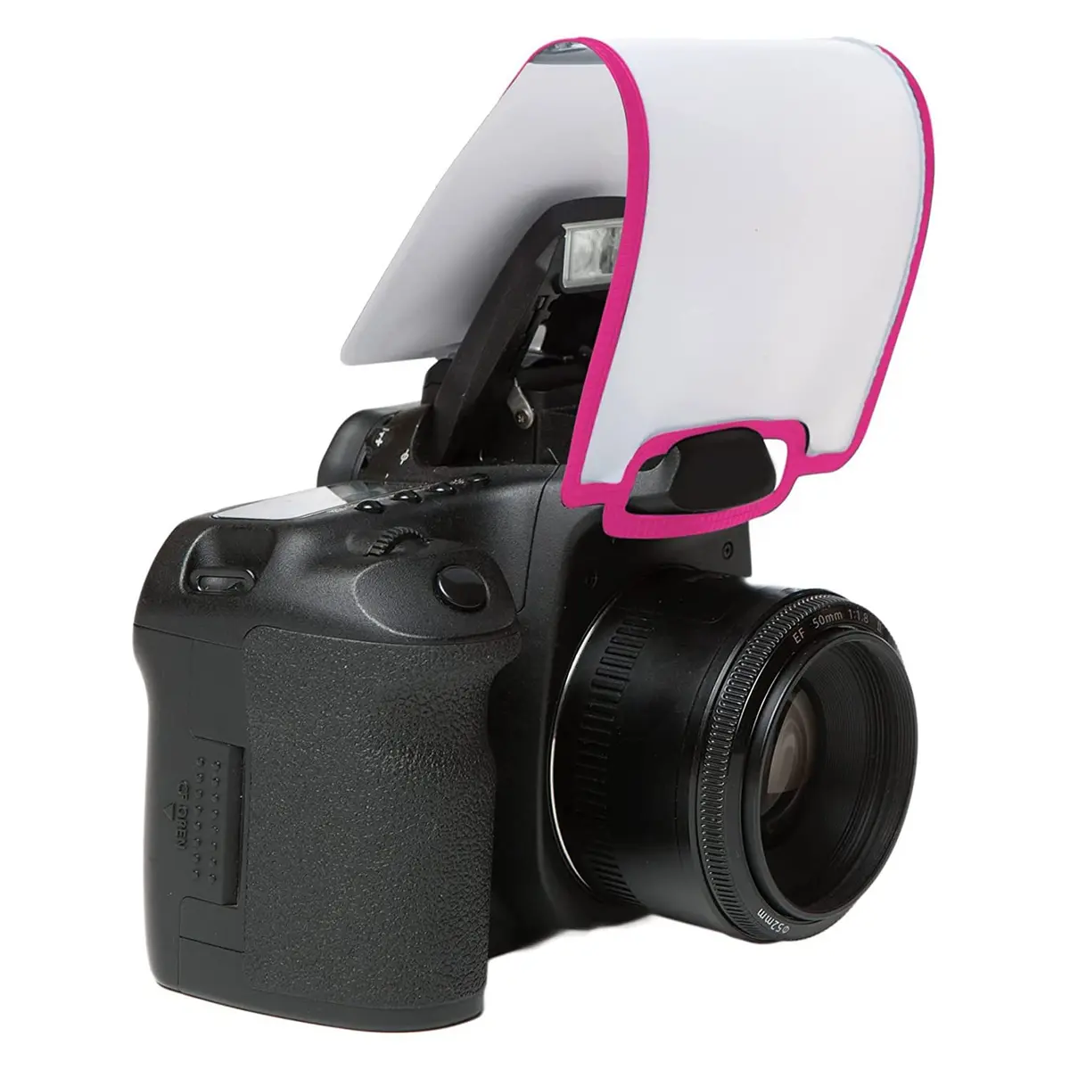 LumiQuest Soft Screen, Flash Diffuser & Light Softener, Neon Pink | Softens Harsh Flashes for DSLR Photography - main product image