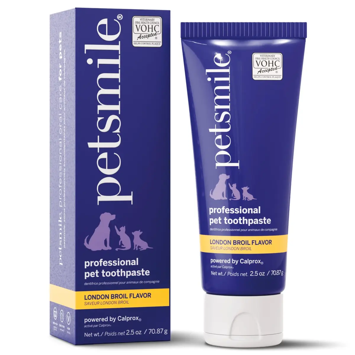Petsmile Professional Pet Toothpaste London Broil 74ml (2.5 Oz) | VOHC Accepted Calprox® Powered - main product image