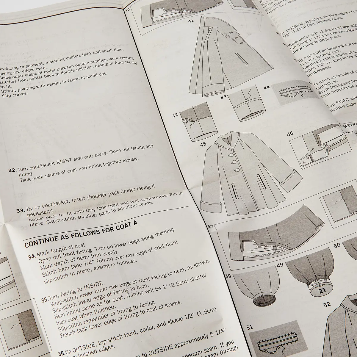 Simplicity Vintage Misses' Coat or Jacket Pattern, H5 (6-8-10-12-14) | Classic Sewing Pattern for Women - view 2