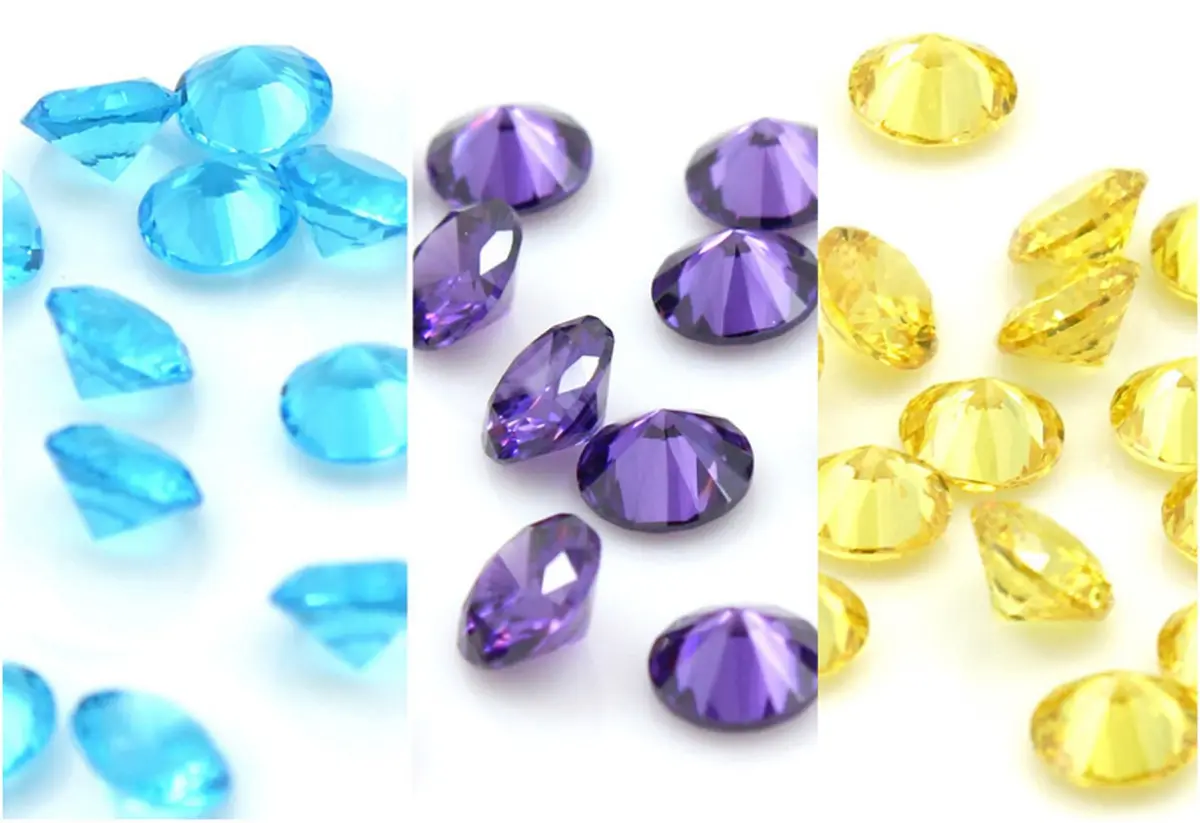 Beffy 96Pcs 5mm Round Acrylic Birthstones for Floating Memory Lockets | Colorful Zodiac Symbols - view 4