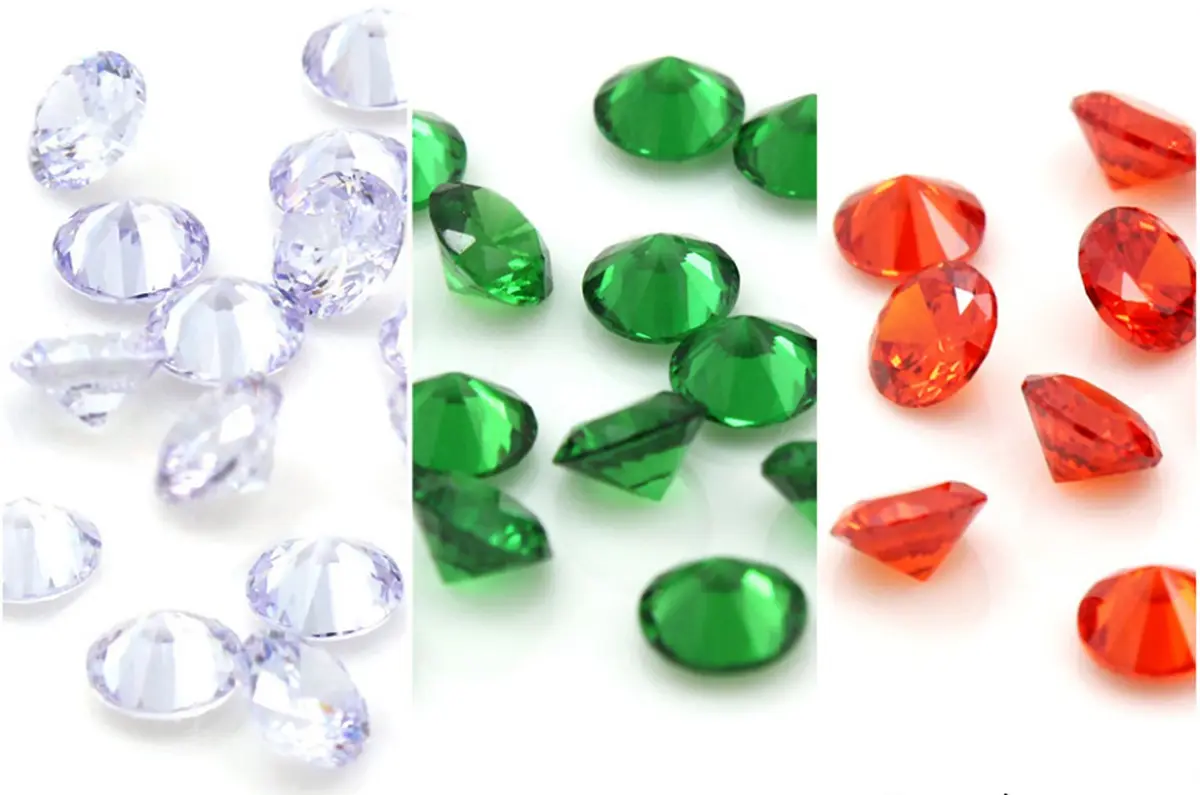 Beffy 96Pcs 5mm Round Acrylic Birthstones for Floating Memory Lockets | Colorful Zodiac Symbols - view 5
