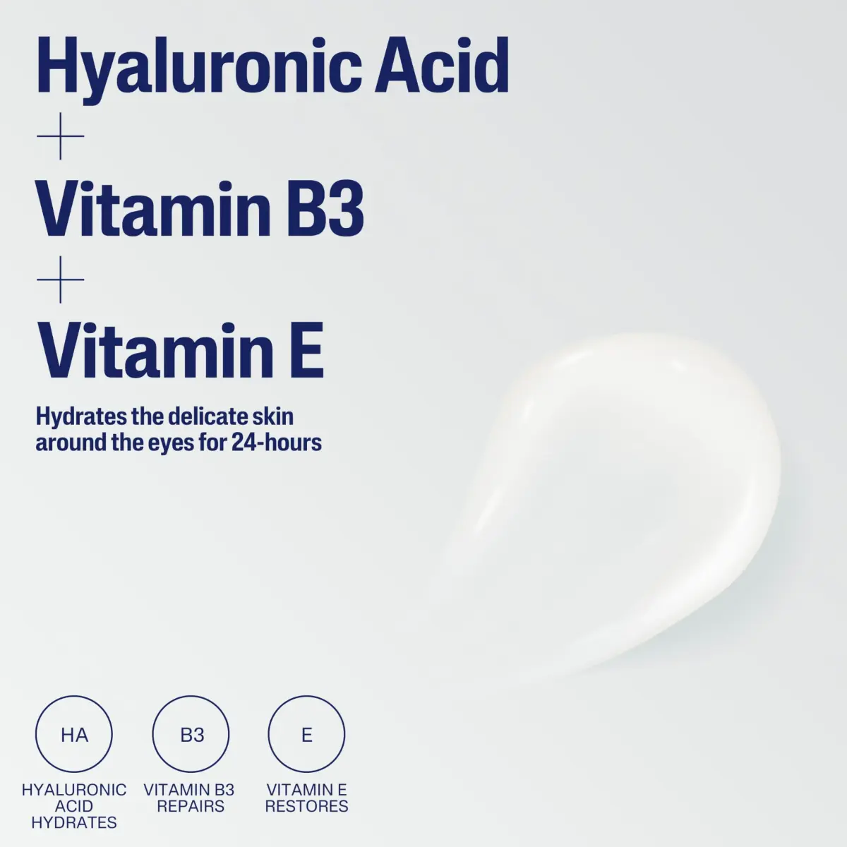Cetaphil Hydrating Eye Gel-Cream 15ml (0.5 Fl Oz) | Hyaluronic Acid Brightening for Sensitive Skin - view 4