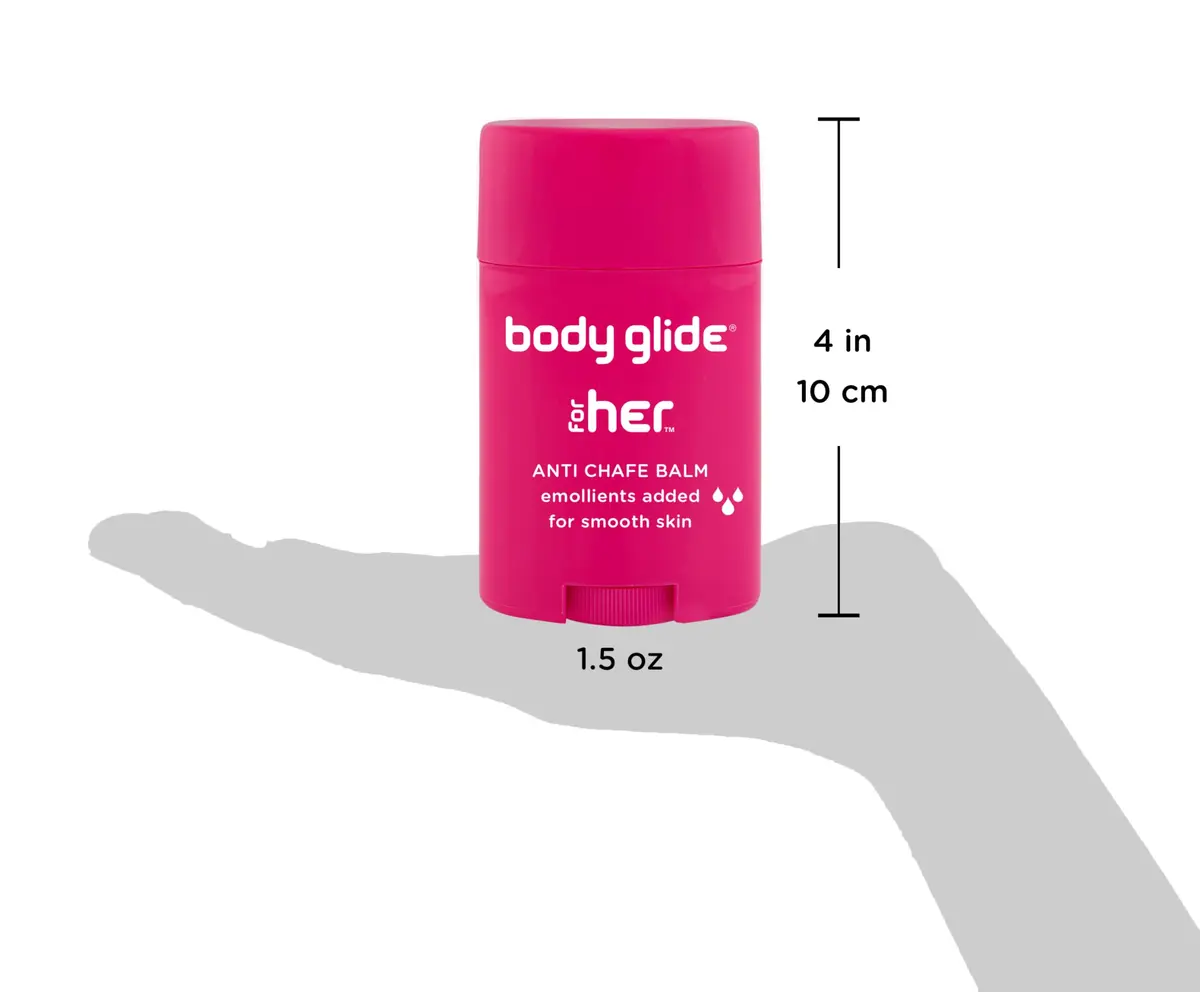 Body Glide For Her Anti Chafe Balm Stick 30ml (1oz) | Prevents Chafing on Thighs, Bra Lines, and Sensitive Areas - view 3