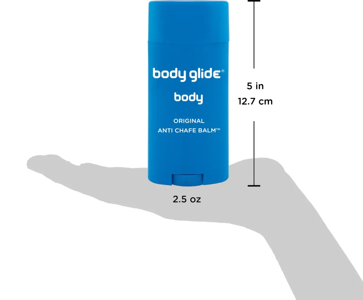 Body Glide Original Anti Chafe Balm Stick 5 oz (142 g) | Trusted Skin Protection Since 1996 - view 3