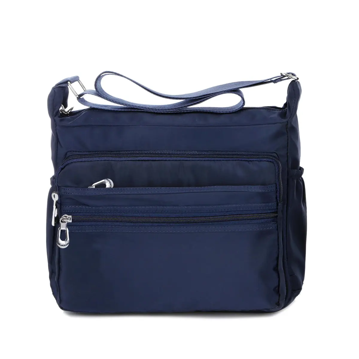 NOTAG Waterproof Crossbody Bag for Women - Small Size Navy Blue | Lightweight Nylon Shoulder Purse with Multiple Pockets - main product image