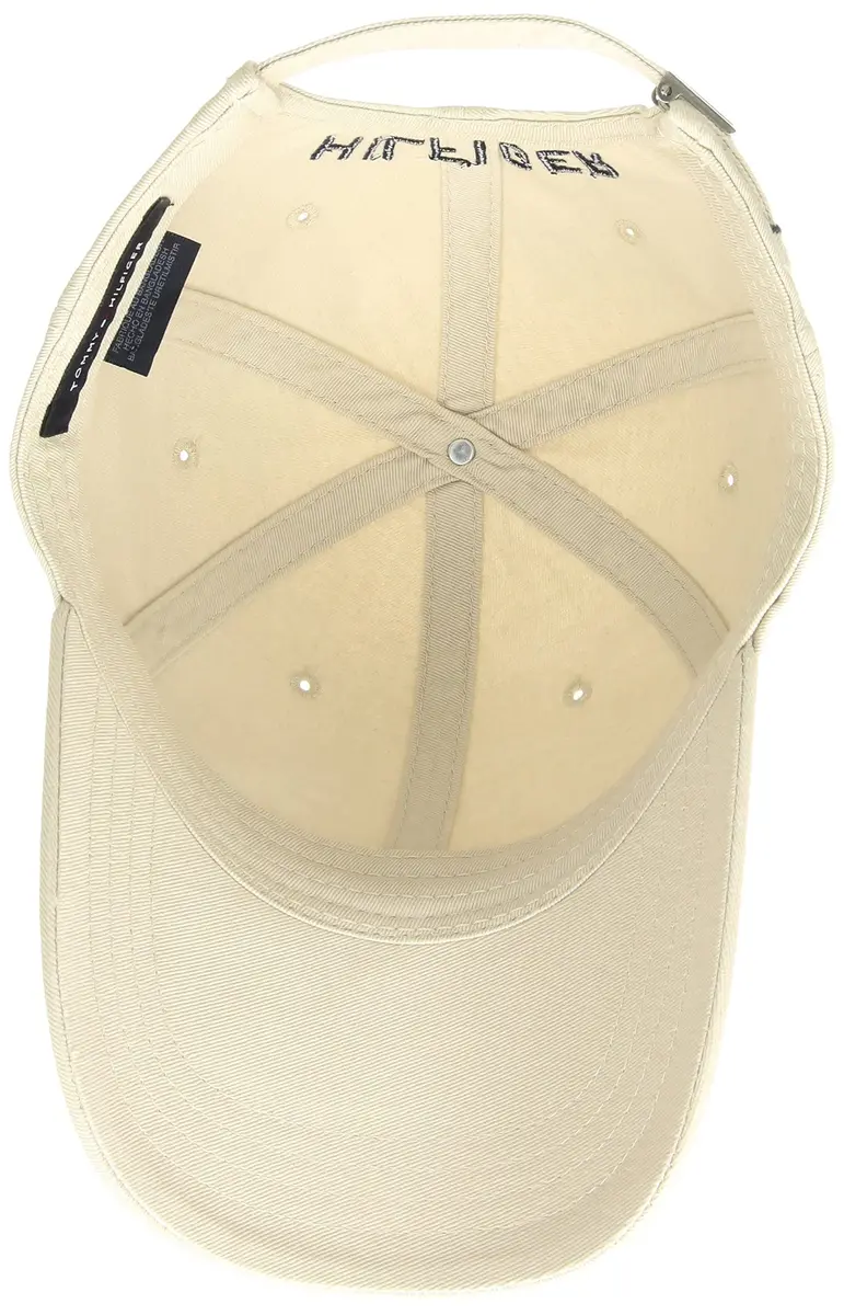 Tommy Hilfiger Men's Billy Corner Flag Dad Hat, Stone, One Size - view 2